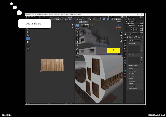 Projekt S część 3 w blenderze