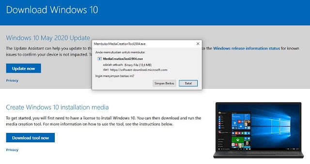 Cara Mudah Download Windows 10 File ISO Original Terlengkap