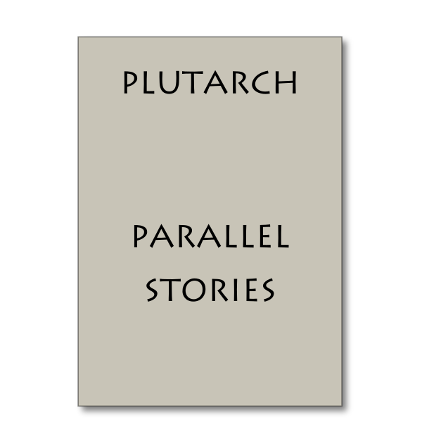 PLUTARCH, PARALLEL STORIES, book cover