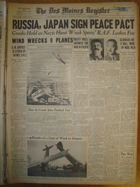 14 April 1941 worldwartwo.filminspector.com Des Moines Register