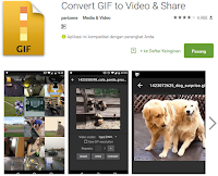 Cara mudah mengubah gif ke video di android