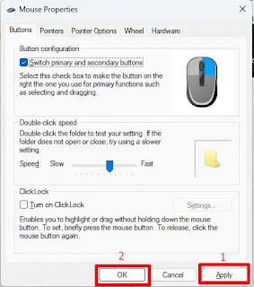 Cara Merubah Klik Kanan Menjadi Klik Kiri Mouse di Windows 7
