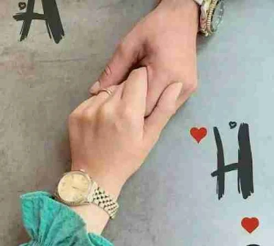 কাপল হাতের পিক-রোমান্টিক হাতের পিক