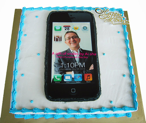 Birthday Cake Edible Image iphone