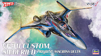 Hasegawa 1/72 VF-31J CUSTOM SIEGFRIED HAYATE MACROSS DELTA (65867) English Color Guide & Paint Conversion Chart