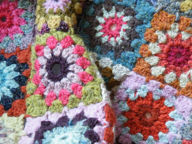 Crocheted blanket