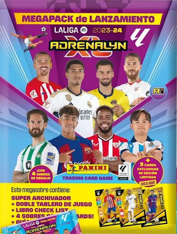 Football Cartophilic Info Exchange: Panini (Spain) - Adrenalyn XL LaLiga  2023-24 (02) - Megapack de Lanzamiento