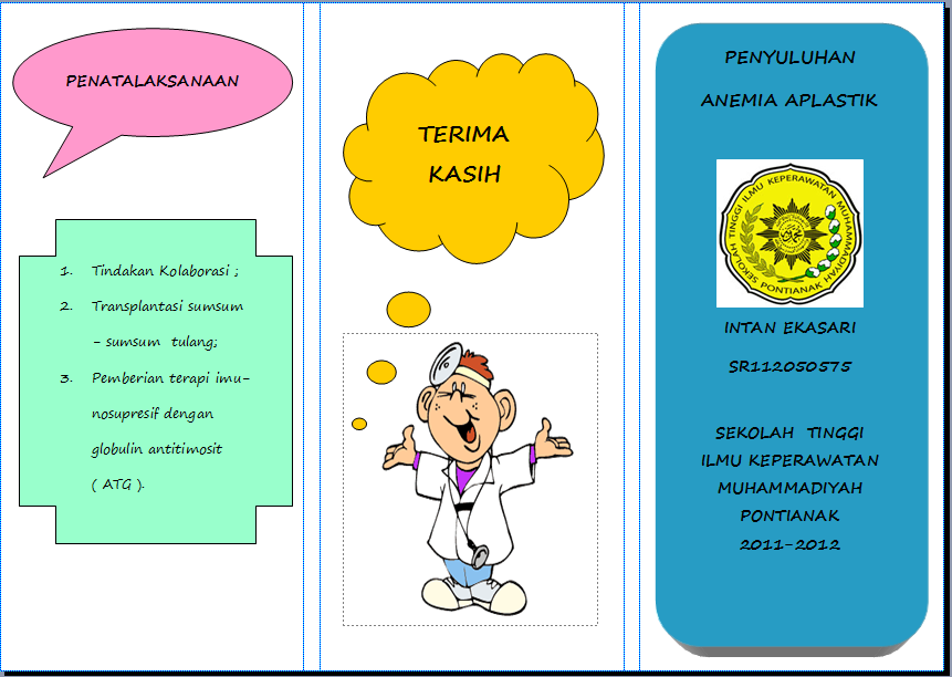 Anira Forever ♥: Contoh Leaflet Anemia Aplastik