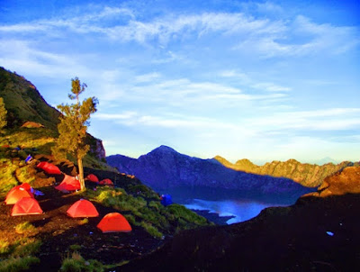 Puncak Gunung Rinjani Lombok