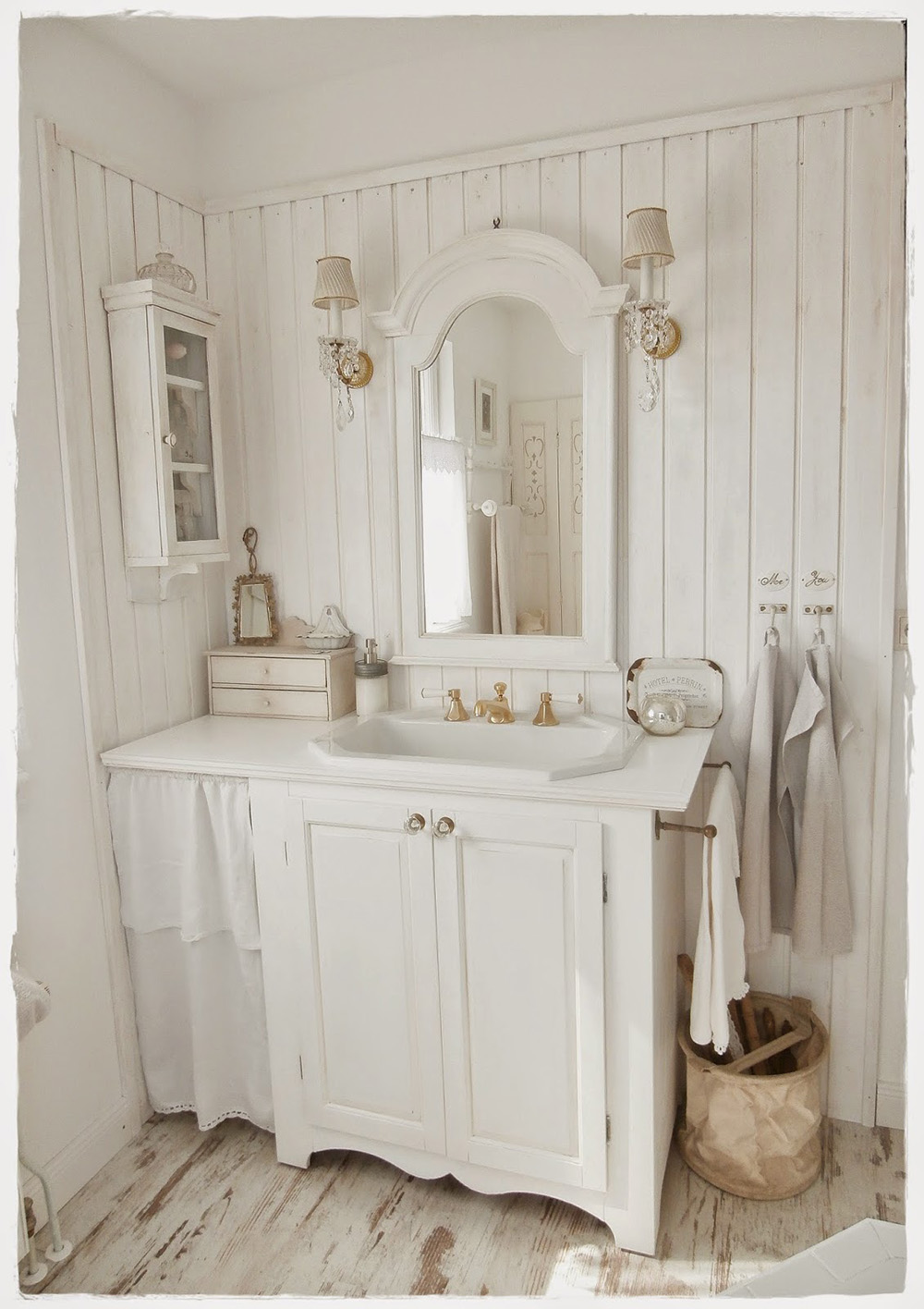 idee bagno shabby