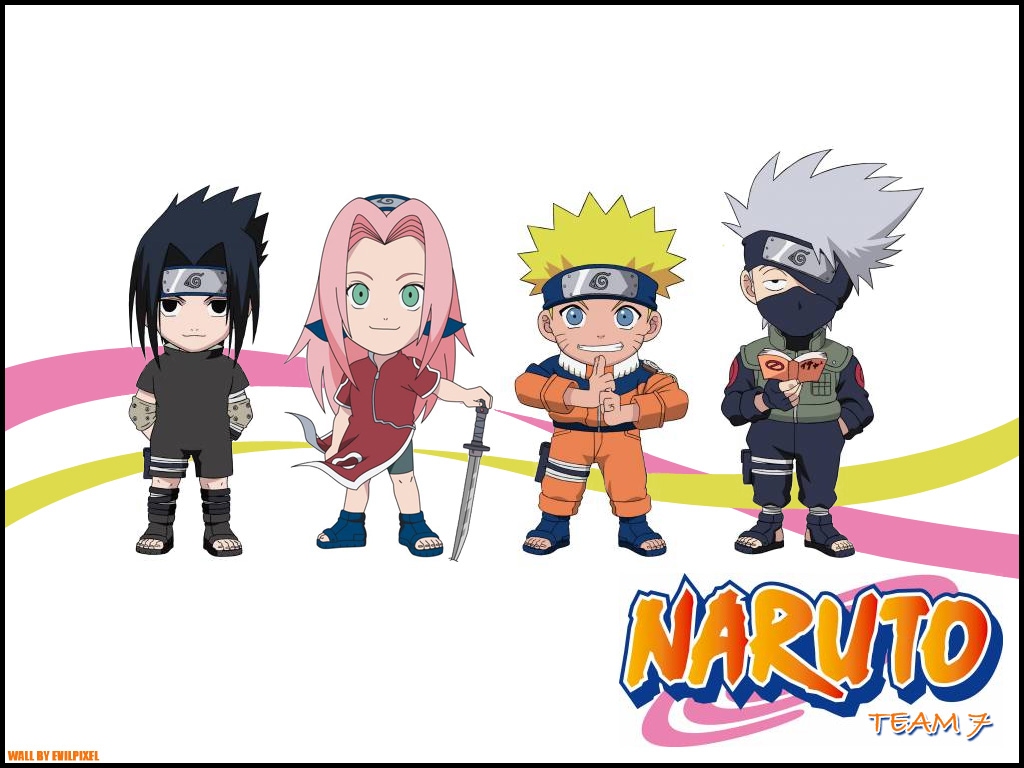 Naruto Characters As Little Kids wallpapers