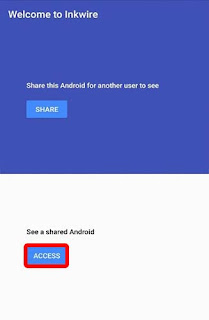 access android screen