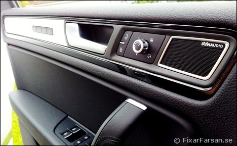 DynAudio 630w 12 högtalare volkswagen Touareg