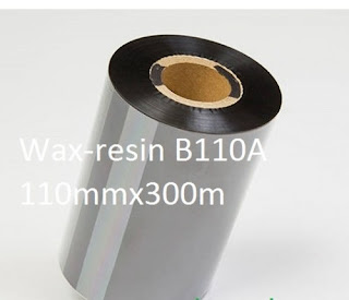 Mực in mã vạch wax-resin Ricoh B110A, 110mm x 300m