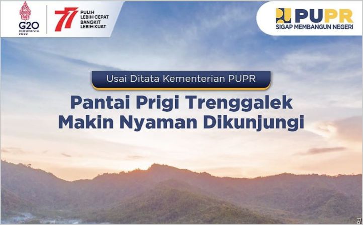 Penataan Kawasan Wisata Pantai Prigi Telah Selesai