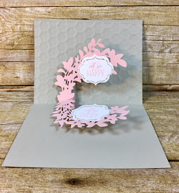 This all occasion card uses Stampin' Up!'s Lovely Friends stamp set and Lovely Laurels Thinlits.  We also used the In Color BItty Bows and Glitter Enamel Dots.  The full supply list is on the blog!  www.stamptherapist.com #stampinup #stamptherapist
