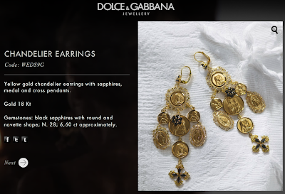 D&G fashion Jewelry| Chandelier Earrings