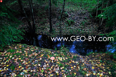 River in the Naliboki woods at night