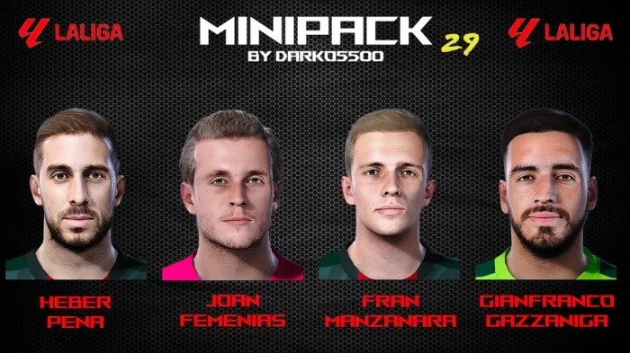 PES 2021 Faces: LaLiga Minipack 29 by Darko5500