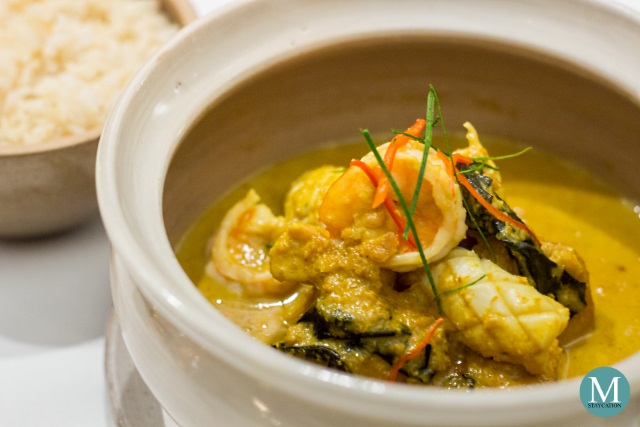 Cambodian Wok-Fried Prawn Curry at The Dining Room, Park Hyatt Siem Reap
