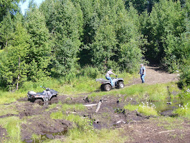 Jeff makes it over on the Kodiak to help