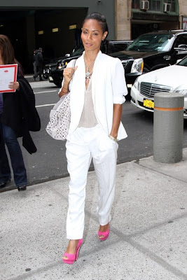 Jada Pinkett Smith Peep Toe Pumps