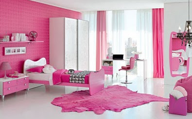 Warna Cat Kamar Tidur Rumah Minimalis Pink Terbaru
