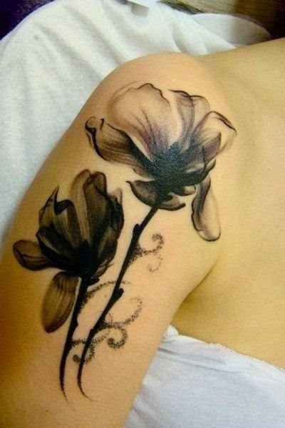 Women Rose Flowers Tattoo, Black Rose Flowers For Women, Women With Rose Flowers Tattoos, Tattoos Of Rose Flowers, Women, Flower, 