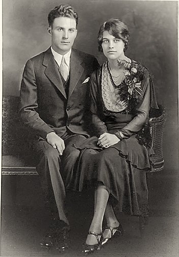 Going through some boxes I came across this the 1930 Wedding Photograph of