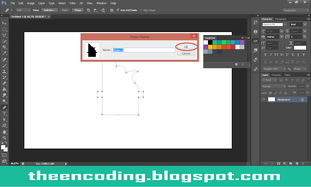 Tutorial cara membuat shape sendiri di photoshop CS3 CS4 