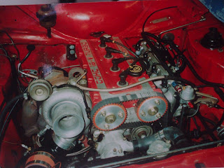Drag Car Engine