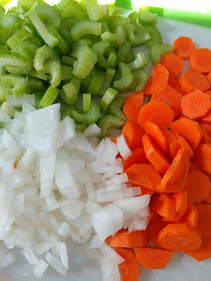 chopped vegetables