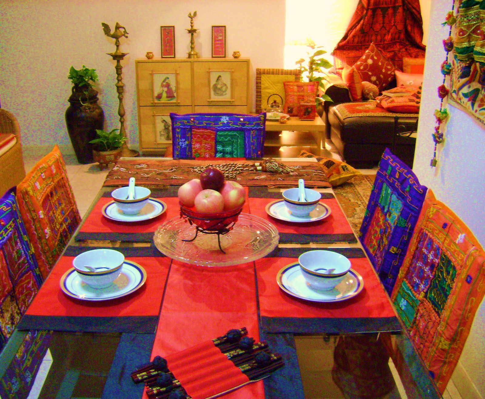 Ethnic Indian  Decor  An Ethnic Indian  Home  in Singapore