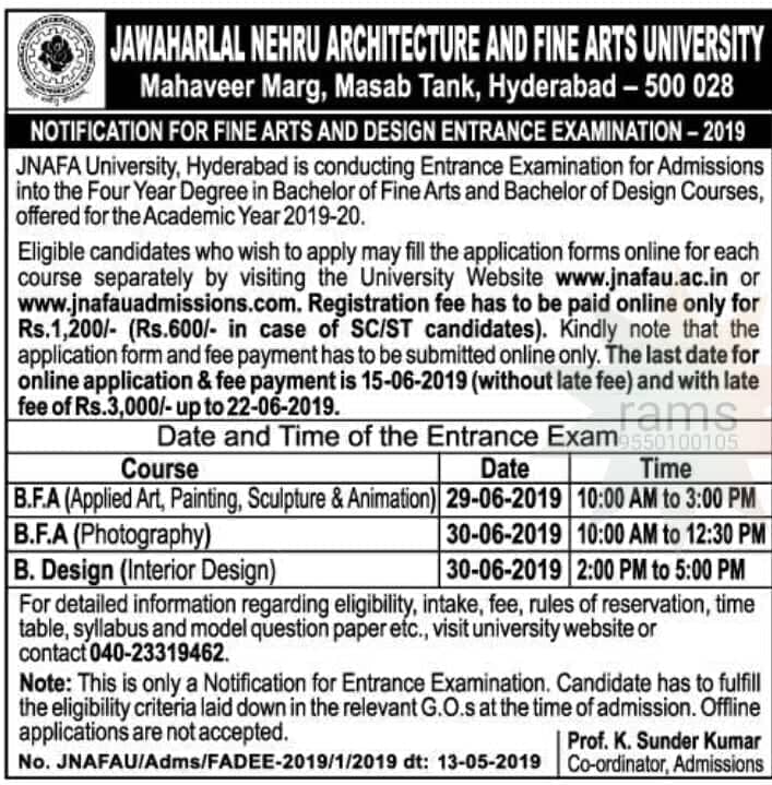 Jnafa University Fine Arts And Design Entrance Examination