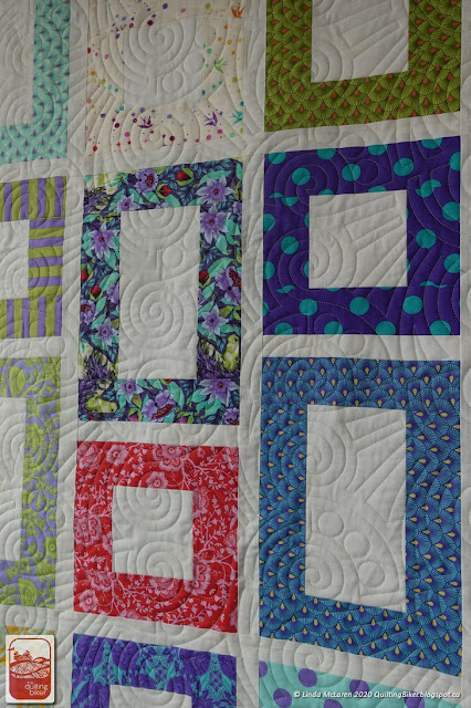 Framed Quilt by Much Love detail view