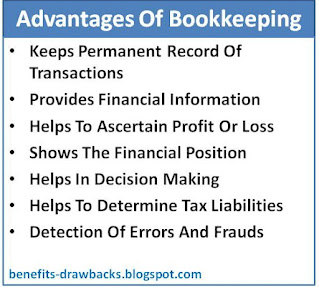 advantages of bookkeeping