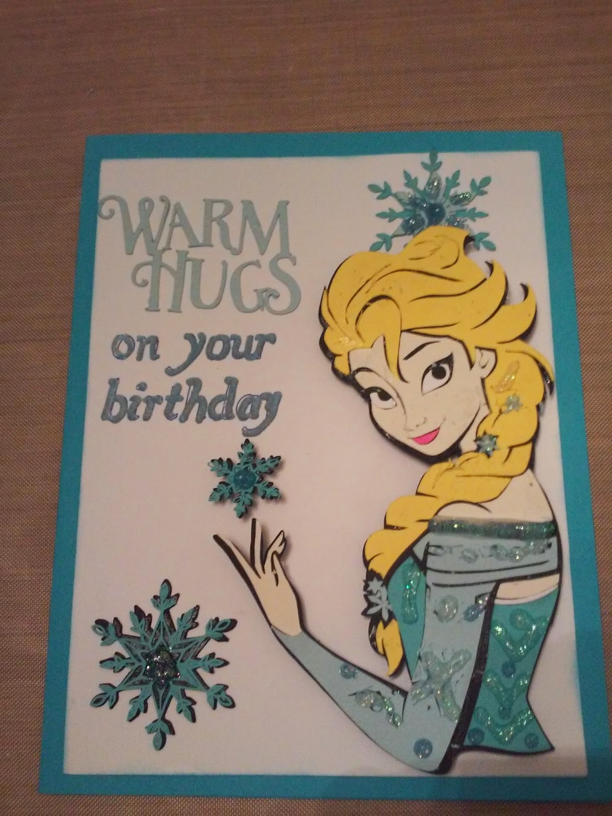 Download Paper This And That: Frozen Themed Elsa Birthday Card on ...