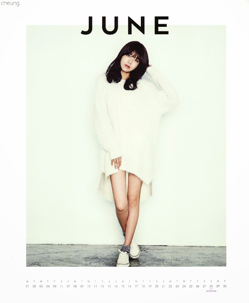 snsd sooyoung calendar 2015