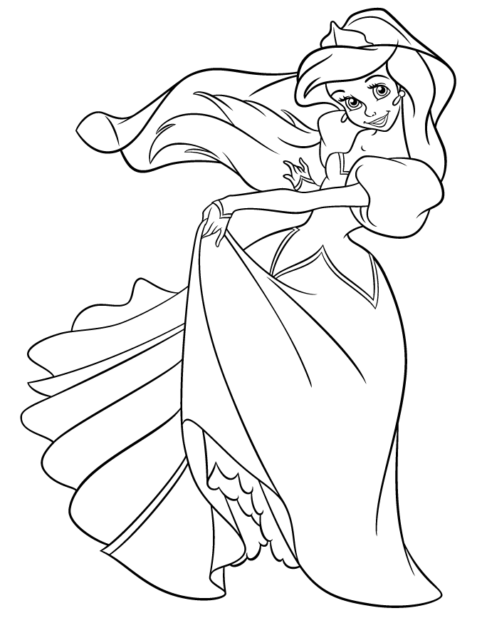 Blog Coloriage : Ariel Coloriage 1 Blog Coloriage : Ariel Coloriage 1