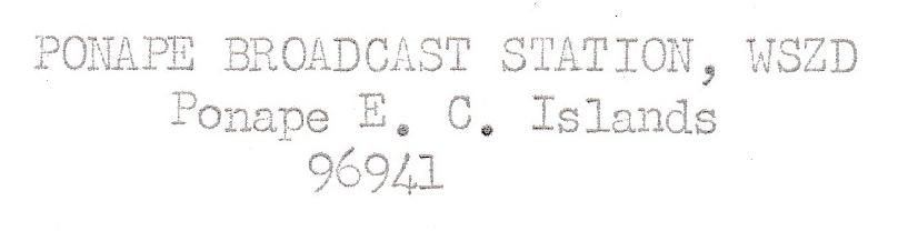 WSZD Ponape 1967