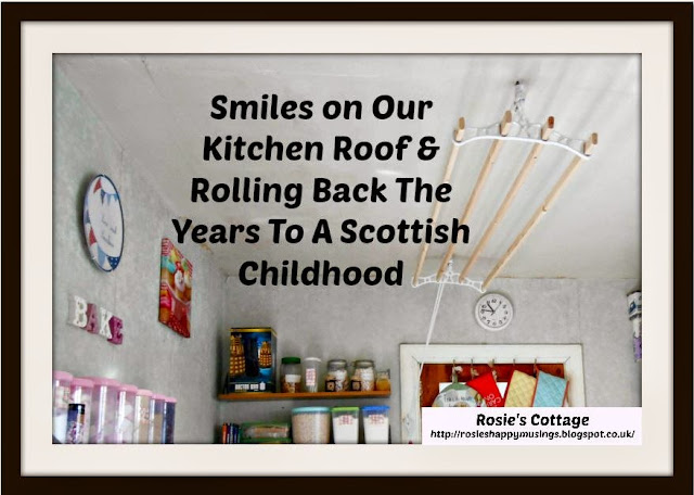 Rolling Back The Years: Drying Clothes Old School Style And Memories Of A Scottish Childhood Home...