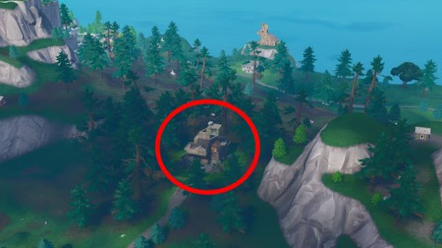 Fortnite Season 8 - Fortnite Pirate Camp Verlassenes Haus in der Nähe von Haunted Hills, B4