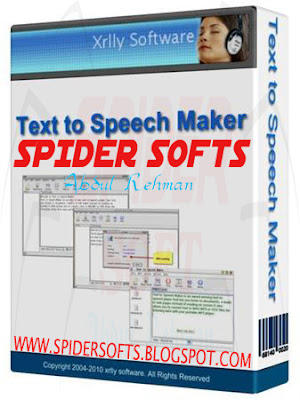 Text To Speech Maker - Full Version + Serial Key - Free Download By Spider Softs