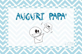 biglietto d'auguri per la festa del papà #ipupini