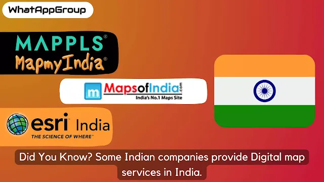 Did You Know Some Indian companies provide Digital map services in India.