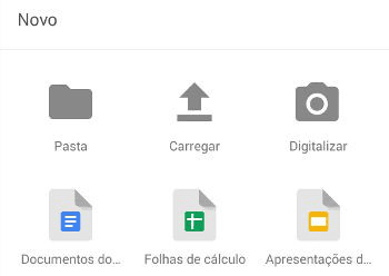 como escanear um documento google drive