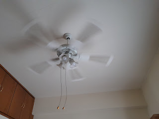 Ceiling fans running in Cyprus