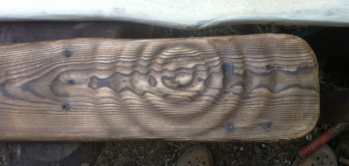 Water ripple sanded