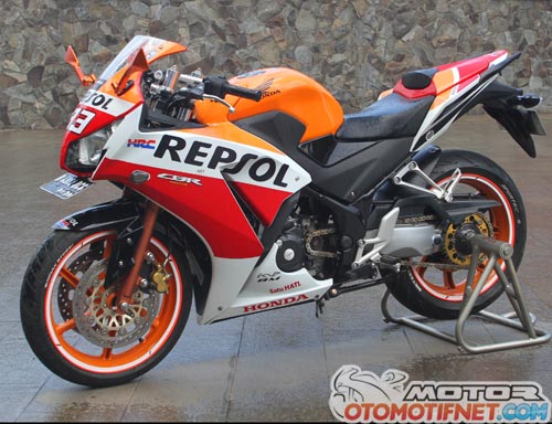 Modifikasi Honda All New CBR150R Fans Marquez