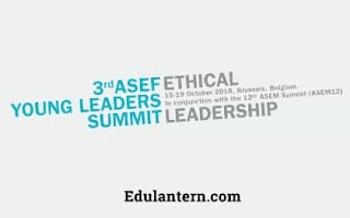 3rd ASEF Young Leaders Summit in Belgium Fully Funded